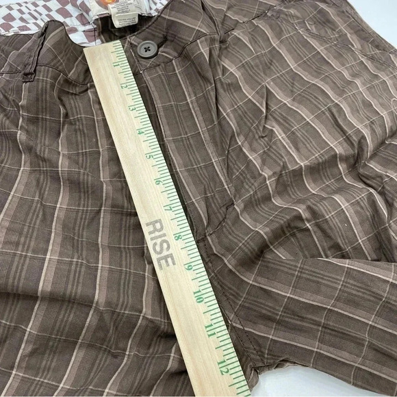 OP Mens Size 38 plaid brown bermuda shorts 2897 - Picture 7 of 9